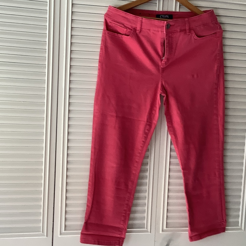 Chaps Hot Pink Cropped Women’s Jeans